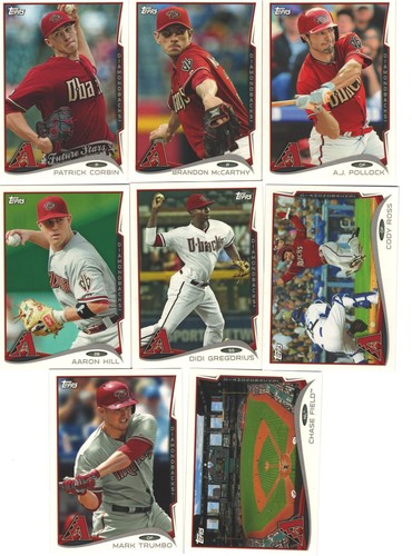 2014 Topps Baseball Arizona Diamondbacks Team Set Blister Pack 17 cards MLB - Picture 7 of 8