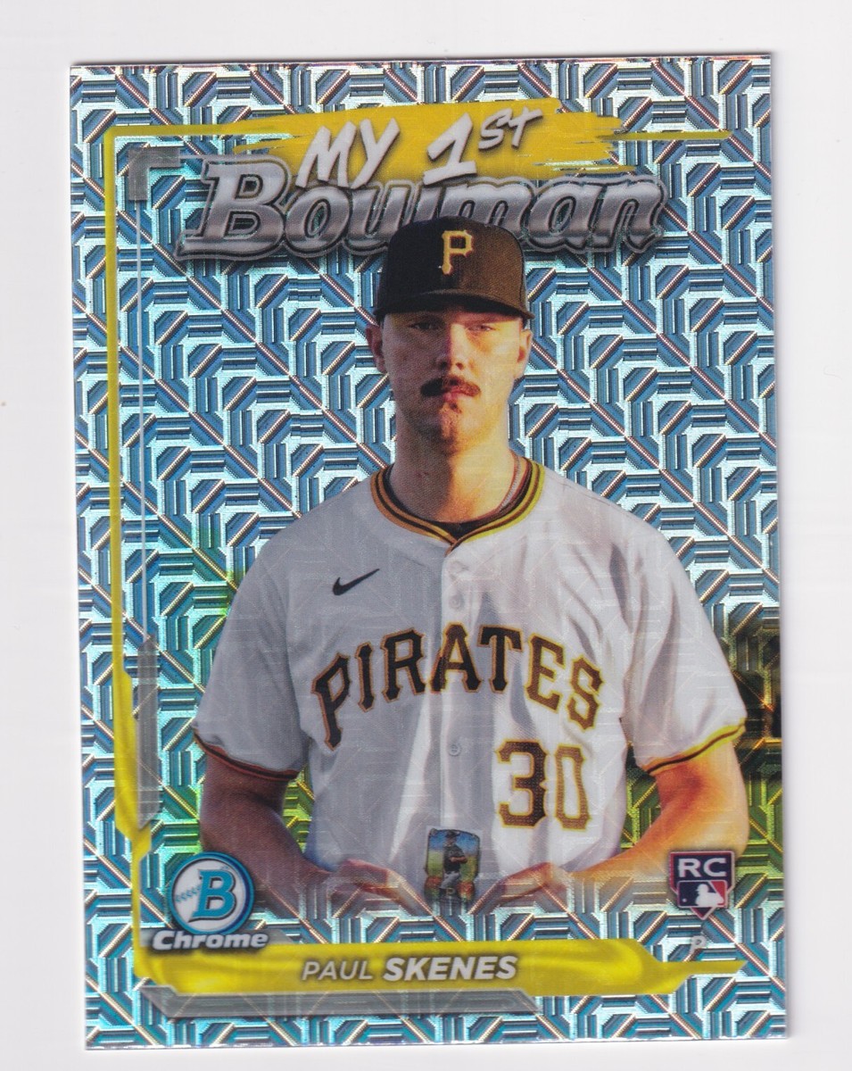 シングルカード Topps - PSA 10 Bowman Paul Skenes My 1st Bowman 2024 Bowman Chrome MY 1ST BOWMAN MOJO REFRACTOR #M1B-36 PAUL