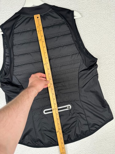 Nike Running Vest Womens Large Black Aeroloft 800 Packable Goose Down - READ - Picture 12 of 15