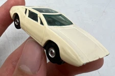Aurora Tjet Thunderjet Ho Slot Car No. 1400 White De Tomaso Mangusta
