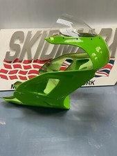 KAWASAKI ZXR 750L 93-95 RACE FAIRING REINFORCED MOUNTS KAWA GREEN C/W SCREEN