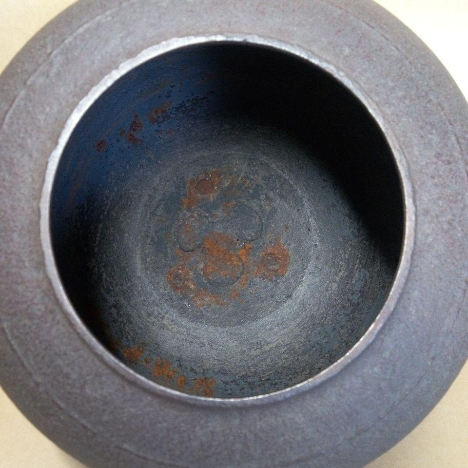 Japanese Chagama Tetsubin Ceremony Cast iron Pot Kama Kettle Size H17