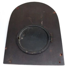 Clock Back Door Wooden with Metal Pan Door - 10-7/16 Inches - RC980