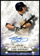 2016 Topps Tier One Autograph #BOA-SH New York Yankees Slade Heathgott /299
