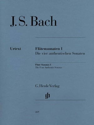 JS Bach Flute Sonatas Volume 1 Sheet Music The Four Authentic Sonatas 051480269