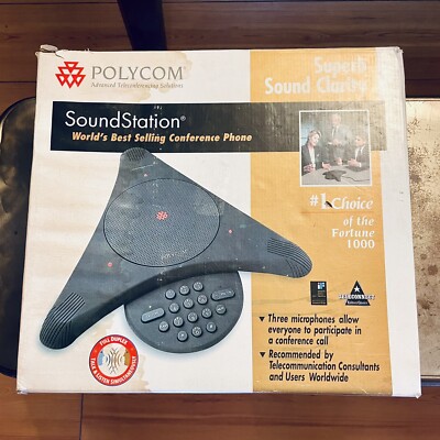 Polycom SoundStation EX External Microphones 2200-00696  Analog Conference Phone