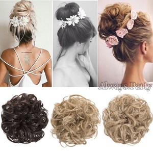 Wig Bun Hair Piece Scrunchy Stylish Fake Hair Fashionable Hair