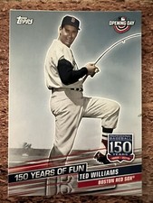 2019 TOPPS Opening Day 150 Years Of Fun Ted Williams Boston Red Sox