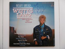 Audrey Landers Autogramm signed LP-Cover "Weites Land" Vinyl
