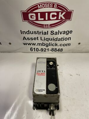 Boston Gear BETA plus RB2.5 Ratiotrol DC Motor Control 230/115V 2/1HP