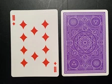 swap playing card Marvel Avengers TEN OF DIAMONDS The Infinity Saga Theory 11