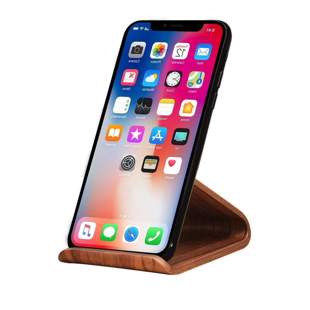 SAMDI Cell Phone Stand iPhone Wood Dock Cradle Holder for Switch All Android ...