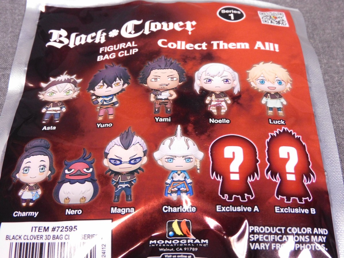 Black Clover NEW * Asta Clip * Blind Bag Series 1 Figural Key