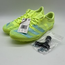 adidas Distancestar Womens Running Spikes - Track and Field, Yellow, Size 7.5