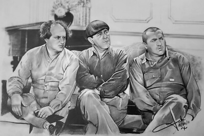 The Three Stooges, 3 Stooges, Original Art COPY  LOCAL 6  7/8