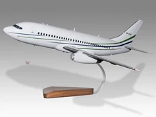 Boeing 737-200 Jet Connections Desk Wood Airplane New Model Small Scale 1/100