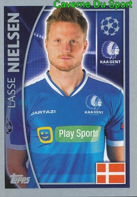 539 LASSE NIELSEN DENMARK KAA GENT STICKER CHAMPIONS LEAGUE 2016 TOPPS