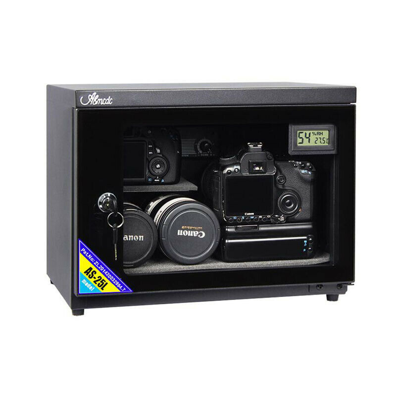 25L Digital Dry Cabinet Dehumidifier for Camera Lens Equipment Storage