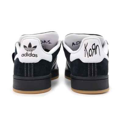 ★24SS★Korn × adidas Originals Campus 2 \"Black/White/Gum\" Korn adidas Originals Campus 2 Black White Gum IF4282 US 7