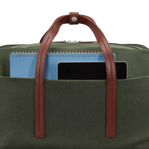 Samsonite Virtuosa Wheeled Duffel Travel Bag Olive Pine Green Brown 149198-1693 - Picture 3 of 7