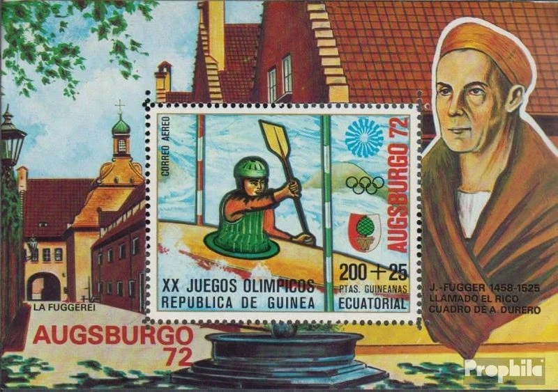 12 Timbres Oblitérés – Nouvelle Guinée, Jeux Olympiques Sapporo & Munich 1972