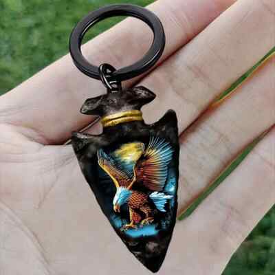 Creative Animal Flying Eagle Spreading Wings Jewelry Keychain Ornament Gift New