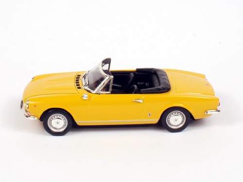 Vitesse Fiat 124 Spyder BS1 Yellow 1:43 scale diecast model #046B new in box - Picture 8 of 14