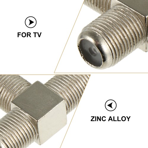 10 Pezzi Adattatore Coassiale Antenna Televisione Connettore Cavo Sdoppiatore TV - Foto 9 di 12