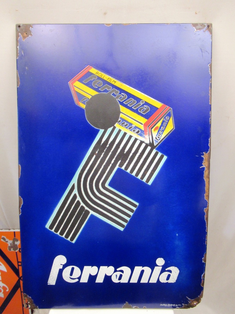 Ancien Ballon Publicitaire Ferrania Films - Années 60/70 - Objet Vintage Cyclisme