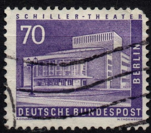 BERLIN 1956/1963 - Used 70 Pfg City Views #DR3