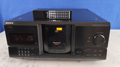 Sony CDP-CX220 MegaStorage 200-fach CD-Wechsler **LASER NEU- 12 Mon. Gewährl.**