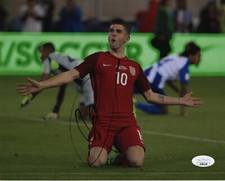 Team USA Christian Pulisic Autographed Signed 8x10 EPL Photo JSA COA #13