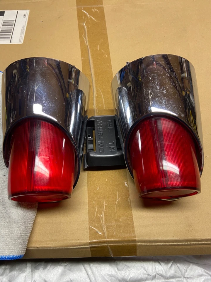 Dodge 1959 luces traseras de coche biseles cromados lentes personalizadas Royal Lancer Coronet Foto 2 de 4