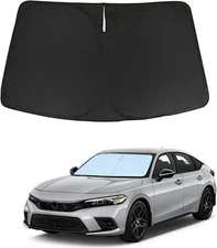 Fits 2022-2025 Honda Civic Car Front Windshield Sun Shade Reflective UVs Cover