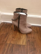 Image of Women Ankle Boots - All Saints Taupe chain Ankle Boots