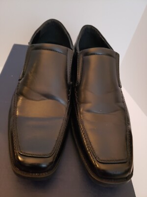 Men dress shoes Kenneth Cole Slick Deal black size 11 Med slip on loafer 