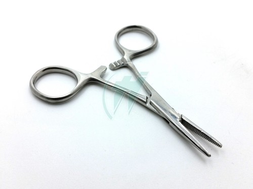 12 HARTMAN MOSQUITO LOCKING HEMOSTAT FORCEPS 3.5" STRAIGHT SURGICAL INSTRUMENTS - Picture 7 of 11