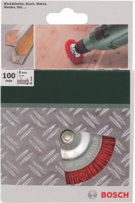 Bosch 2609256537  Scheibenbürste Nylondraht, SiC beschichtet, ø 100 mm, 6 mm