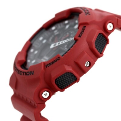 CASIO G-SHOCK GA-100B-4AJF Red x Black Big Case Analog Digital Men