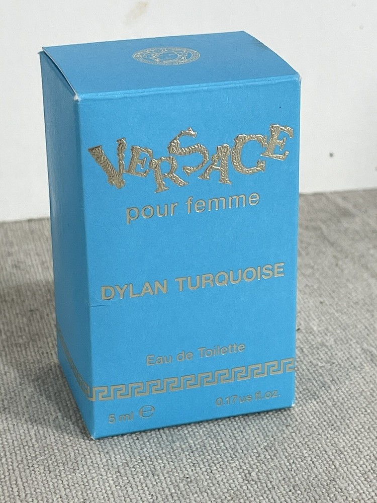 VERSACE POUR FEMME DYLAN TURQUOISE 5ML EDT MINI SPLASH (NEW WITH BOX)