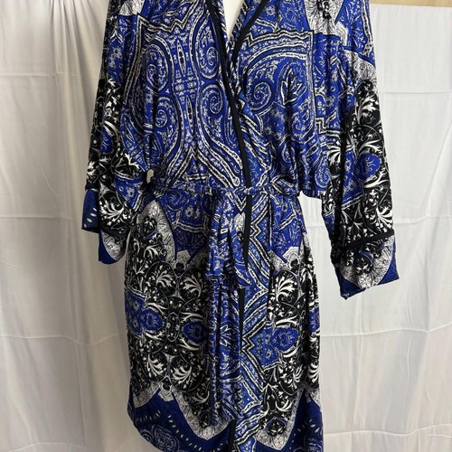 Vintage-Inspired In Bloom Paisley Robe - Elegant Loungewear