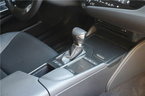 For Lexus ES250 300h 350 2019-2023 Carbon Fiber Central Console CD Switch Panel - Imagen 5 de 6