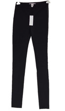 Diane von Furstenberg Amours Black Stretch Sknny Pants Leggings Size: 4