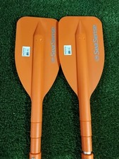 SeaSense New Oars Canoe Paddle Boating Oar New 22"-42" Wilcor Orange 2PCS