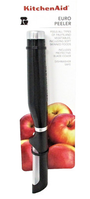 Kitchenaid  Euro Peeler Black with cover stainless steel blade dishwasher safe