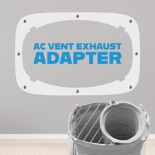 Midea Duo Exhaust Hose Adapter Plate for DIY Window and Sliding Doors