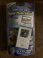 Digital Photo Album Wallet Purse Pix As Seen On TV Displays 58 Photos NEW SEALED