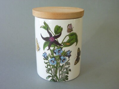Portmeirion Botanic Garden Vorratsdose Topf - klein - 9 cm hoch - alter Bodenstempel