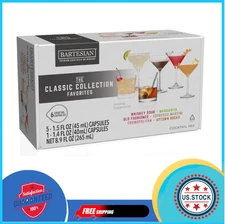 The Classic Collection Capsules, Variety Pack of 6 for Bartesian Premium Cock...