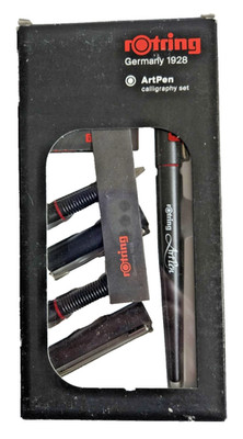 Rotring 1928 ART PEN 1.5 , 1.9 , 2.3 Calligraphy Set From Germany | eBay